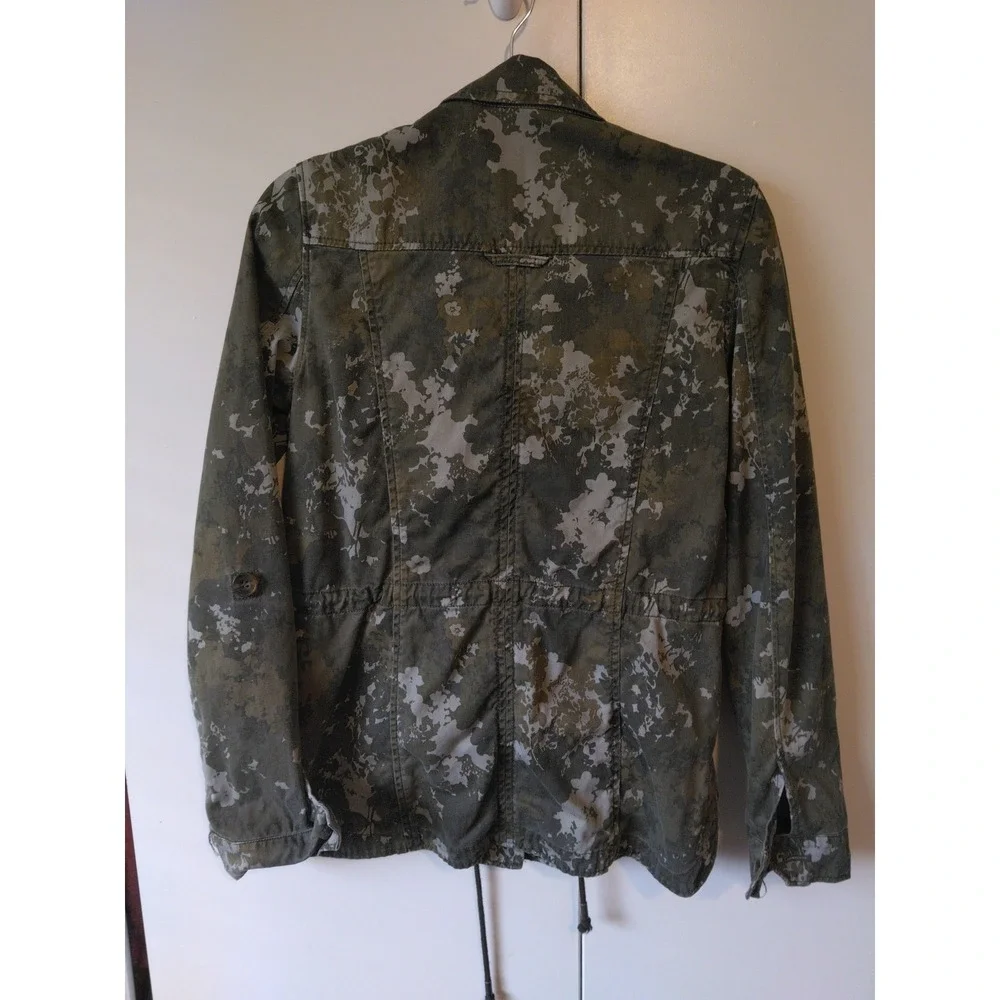 Aeropostale Women's Lightweight Camo Jacket Size M Gorpcore Camping Utility